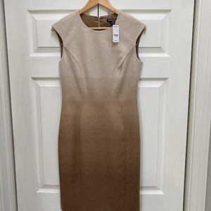 Brooks Brothers Ombre Wool-Alpaca Sheath Dress